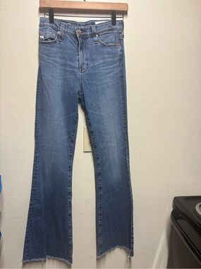 Adriano Goldschmied AG Jeans Womens 25 Blue‎ Madi High-Rise Flare Japanese Denim